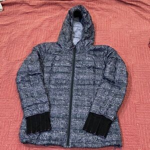 Down puffer Paradox Purple / Gray Patterned warm and lightweight Jacket
